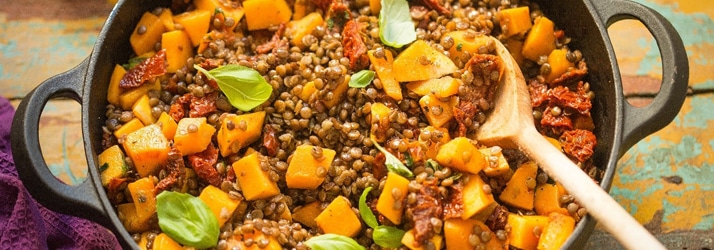 Lentils-and-Butternut-Squash Lentils and Butternut Squash
